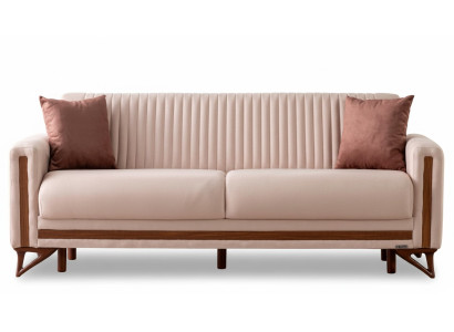 Komfortabler 3-Sitzer Elegantes Design für stilvolles Wohnen und Gästeempfang