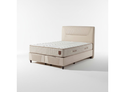 Luxuriöses Boxspringbett mit eleganter Struktur Modernes Design für Komfort