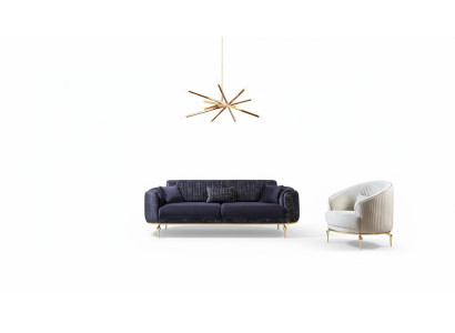 Sofagarnitur 331 Sitz Moderne Couch Sofa Sessel Sofas Luxus Set 3tlg