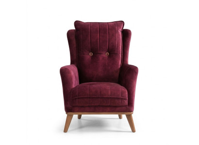Sessel Wohnzimmer Luxus Möbel Modern Designe Rosa Einsitzer Relax Club