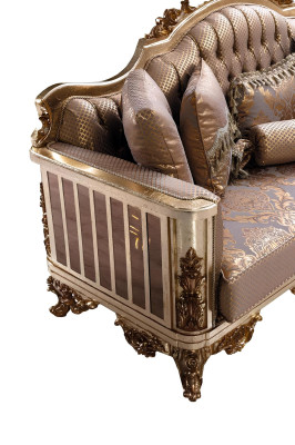 Wohnzimmer Set Sofagarnitur 3+1 Sitzer Sofa Couch Klassische Couchen