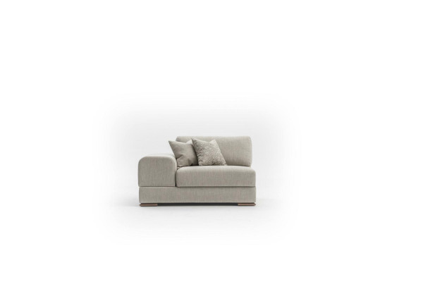 Sofa Couch Luxus Wohnzimmer Design 260cm Big Sofas 3 Sitzer Grau Neu