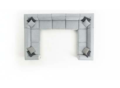 Sofas U Form Polstersofa Modern Wohnzimmer Sofa Couch Design Textil