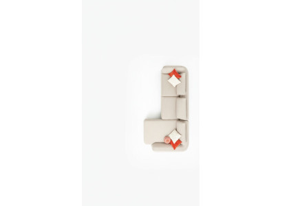 Ecksofa L-Form Sofa Luxus Sofas Möbel Wohnzimmer Modern Design 330x170