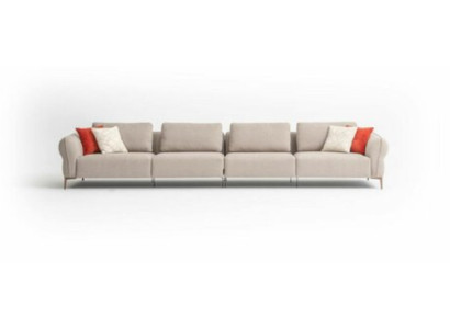Sofa 6 Sitzer Polstersofa Luxus Wohnzimmer Modern Design Stil Neu