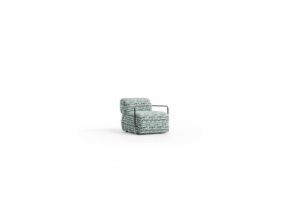 Sessel Luxus Wohnzimmer Möbel Textil Modern Relax Club 1 Sitzer Möbel