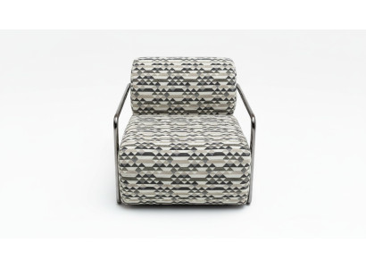 Designer Sessel Moderner 1-Sitzer Wohnzimmer Luxus Polster Textil Möbel