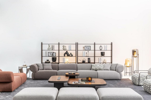 Sofagarnitur Sechssitzer Dreisitzer Hocker Couchen Moderne Garnitur Set
