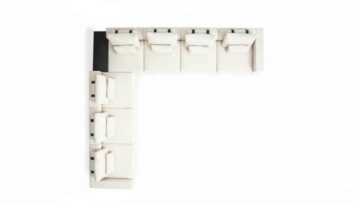 Stoffsofa Ecksofa L-Form Couch Polstermöbel Relaxsofa Großes Sofa