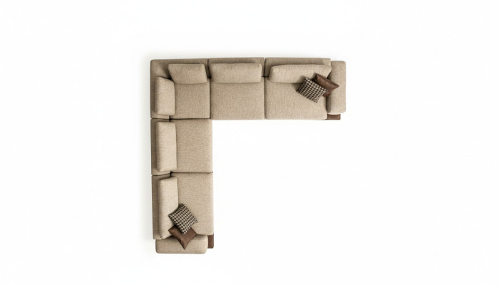 Ecksofa Wohnzimmer Sofa L-Form Neu Couch Modern Polstersofa Textil