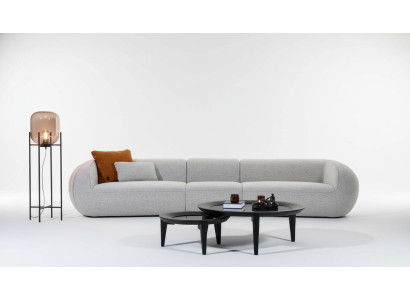 Großer Fünfsitzer Wohnzimmermöbel Textil Couchen Luxus Moderne Möbel