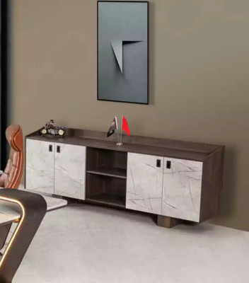 Möbel Luxus Büroeinrichtung Komplettes Set Tisch Schrank 3tlg Kanzlei