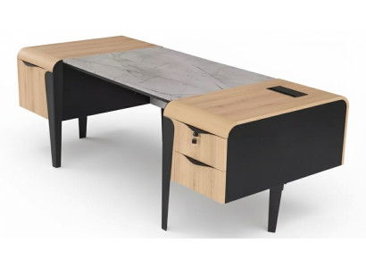 Moderner Arbeitszimmer Chefschreibtisch Arbeitszimmermöbel Büro Luxus Tisch