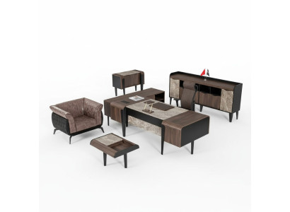 Büromöbel Luxus Schreibtisch Aktenschrank Büroschrank Neu Modernes Set