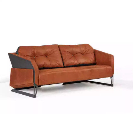 Moderne Sofagarnitur Arbeitszimmermöbel Dreisitzer Büro Sessel Textil 3+1