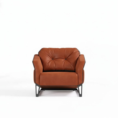 Büro Sessel Luxus Möbel Arbeitszimmer Büromöbel Orange Sitz Neu