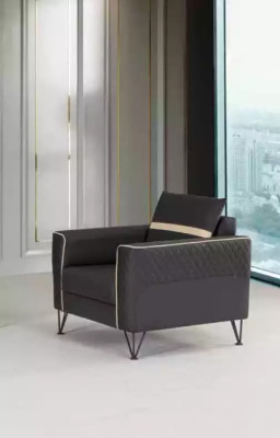 Couchgarnitur Polstermöbel Dreisitzer Sessel Designer Textil Möbel 2tlg 3+1