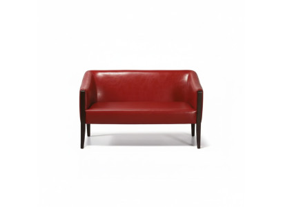 Sofa 2 Sitzer Arbeitszimmer Stil Modern Textil Möbel Büromöbel Luxus Couch