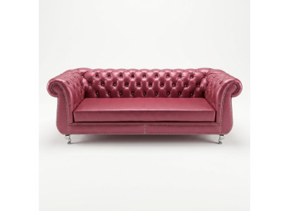 Sofa Chesterfield 4 Sitzer Luxus Sofas Ledersofa Wohnzimmer Couch