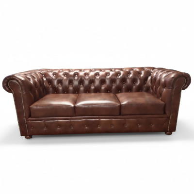 Luxus Chesterfield Sofa 3 Sitzer Couchen Lounge Sofas Couch 230cm Stoff