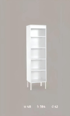 Regal Schrank Bücherregal Mehrzweck Regale Holz Schränke 184x48x42