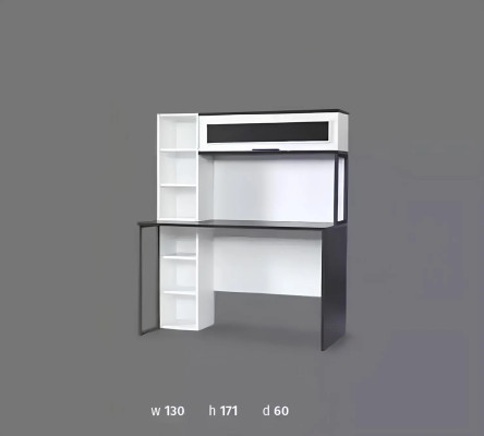 Sekretär Schreibtisch Tisch 130x60x171 Schreibtische Tische Möbel Holz Computer