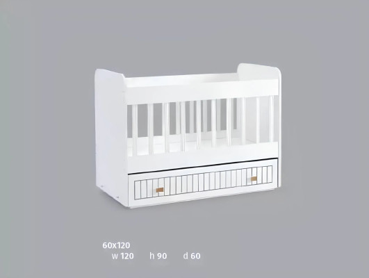 Baby Komplettzimmer Schrank Bett Kinderzimmer Säugling Kommode 3tlg.