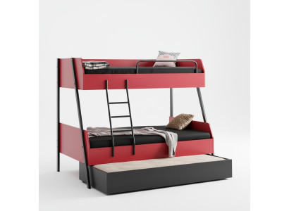 Jugendbett Kinderbett Kids Design Modern Bett Kinderzimmer Holz Betten