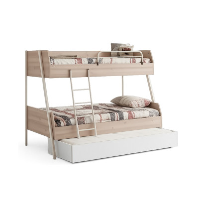 Dreifaches Etagenbett Bett Doppelstockbett mit drei Schlafplätzen