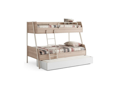 Dreifaches Etagenbett Bett Doppelstockbett mit drei Schlafplätzen