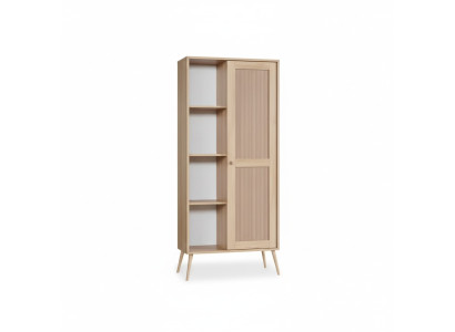 Bücherregal braunes Wandregal Dokumentenregal Regal Büro regale Möbel