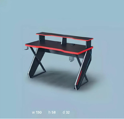Moderne Tische Schreibtisch Kinderschreibtisch schwarz Gamer Computer Tisch