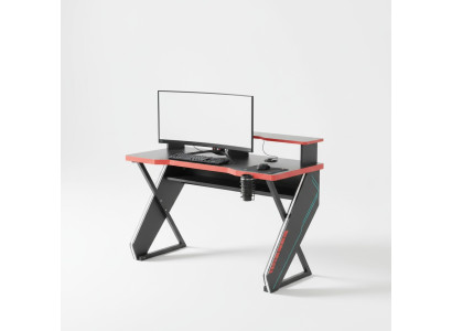 Moderne Tische Schreibtisch Kinderschreibtisch schwarz Gamer Computer Tisch