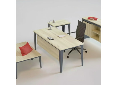 Designer Brauner Schreibtish Büromöbel Holztische Luxus Möbel Neu