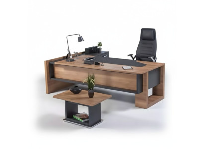 Büro Eckschreibtisch Möbel Schreibtisch Einrichtung Holztisch Cheftisch
