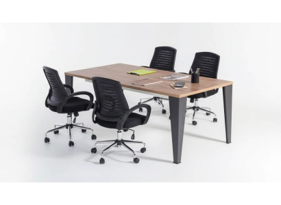 Konferenztisch Tisch Meeting Besprechungstisch Holz Schreibtisch Tische 220cm