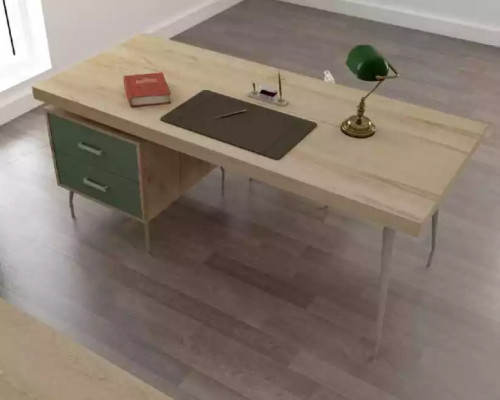 Büroeinrichtung 4tlg. Set Schreibtisch Aktenschrank Kommode Couchtisch