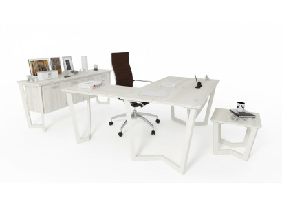 Schreibtisch Büro Kommode Eckschreibtisch Büro Garnitur Aktenschrank 3tlg.