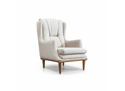 Hochwertiger Sessel Moderner weißer Luxussessel für Wohnzimmer Neu