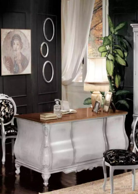 Weiße Büro Möbel Schreibtisch Bücherregal Luxus Tisch Regal Einrichtung
