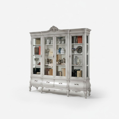 Elegantes Bücherregal im Arbeitszimmer Schrank Bestellung Regal Schränke