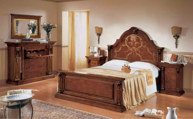Luxuriöse Design Nachttisch Beistelltische Schlafzimmer Holz Luxus Konsolen