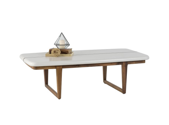 Couchtisch Kaffetisch Holztisch Beistelltisch Holz Weiß Wohnzimmermöbel Neu