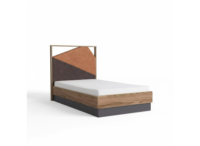 Kinderbett Bett 100 cm Bettgestelle Kinderzimmer Holz Bettrahmen Grau