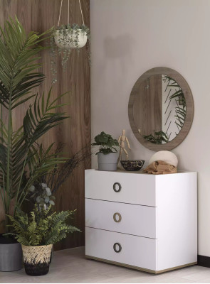 Garnitur Kinderzimmer Komplete Bett Kindermöbel Holz Weiß Set 5tlg