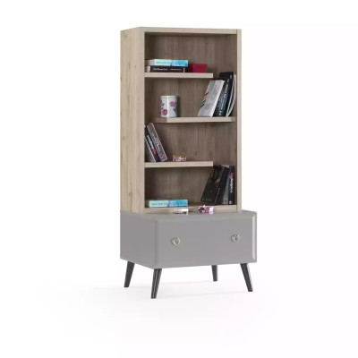 Computertisch Schreibtisch Kinderschreibtisch Holz Grau Set 3tlg Tisch