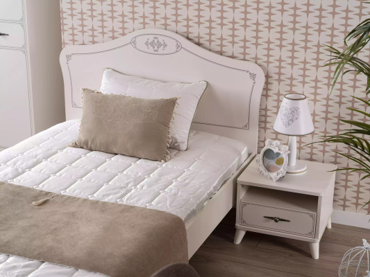 Komplette Jugendbett Funktionsbett Ausziehbares Set 3tlg Holz Weiß