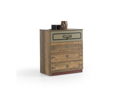 Kommode Schrank Holz Kommoden Schlafzimmer Holzschrank Braun Design