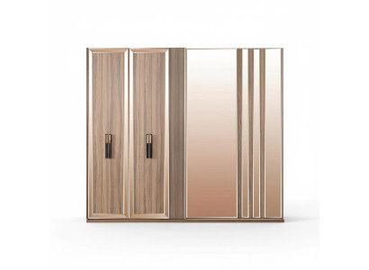 Kleiderschränke Modern Kleiderschrank Schränke Gold Holz Schlafzimmer