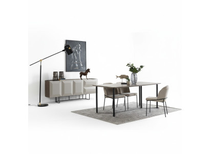Weiß Garnitur Essecke Essgruppe Esstisch Set 8tlg Esszimmer Holz Neu